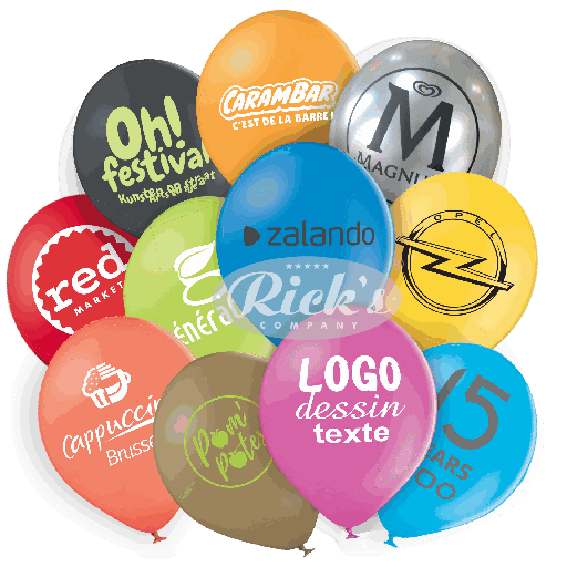 Ballon géant Standard - impression 1 couleur