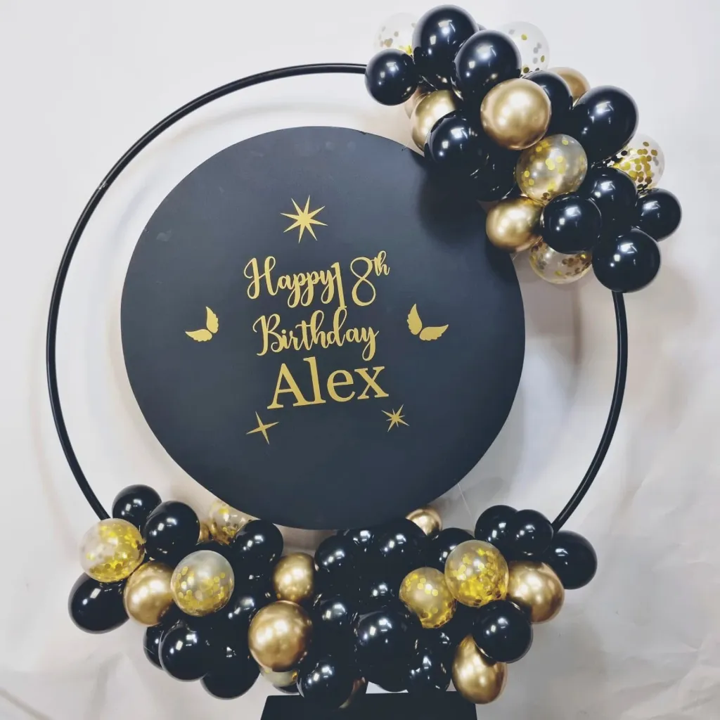 Couronne de ballons Personnalisée
