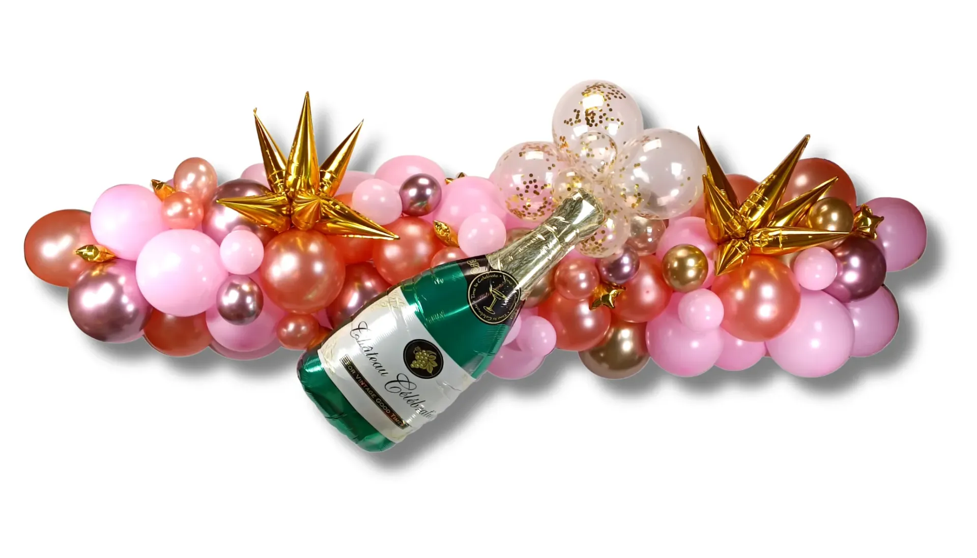 Guirlande organique champagne