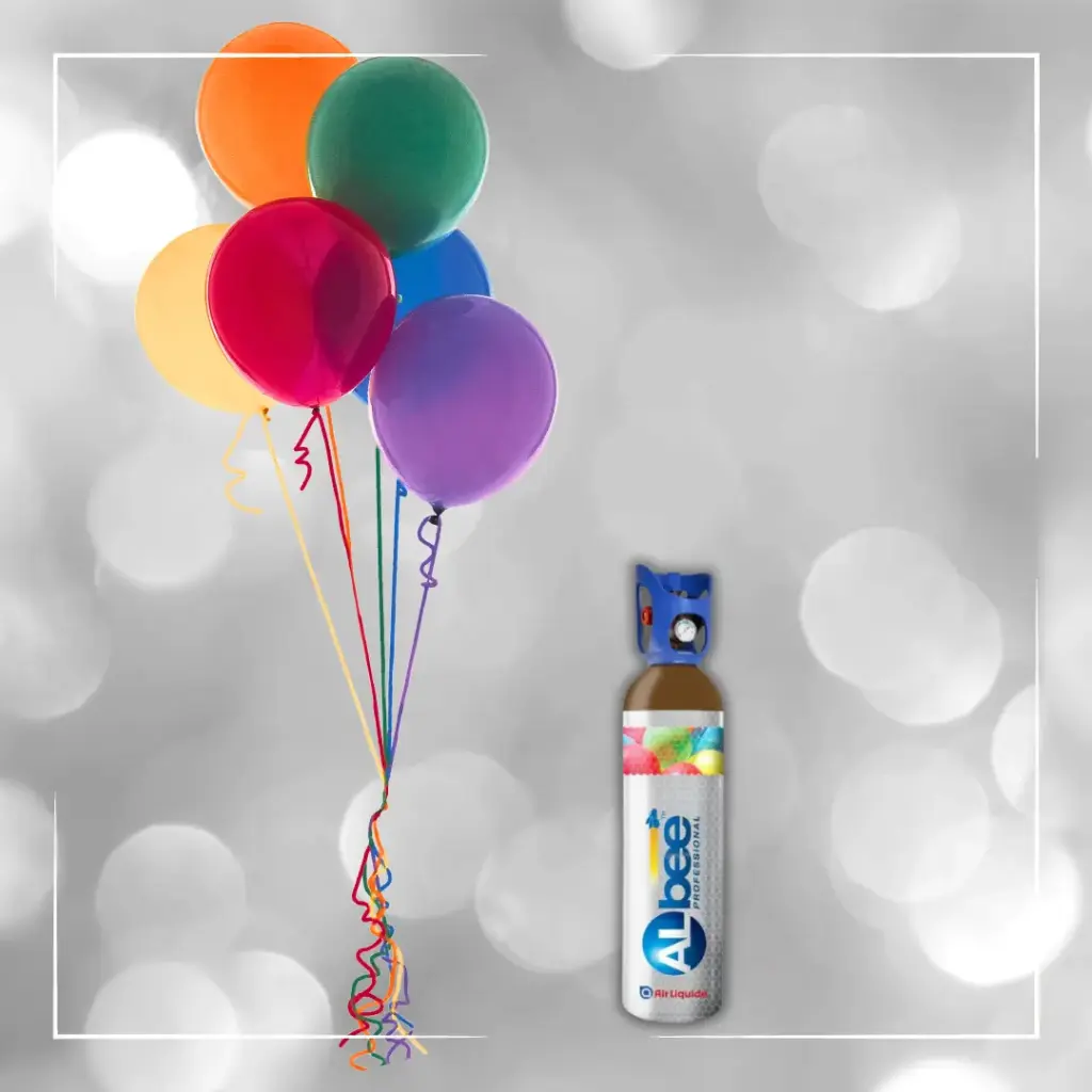Location Hélium pour 200 Ballons 27 cm ou 120 ballons 33 cm